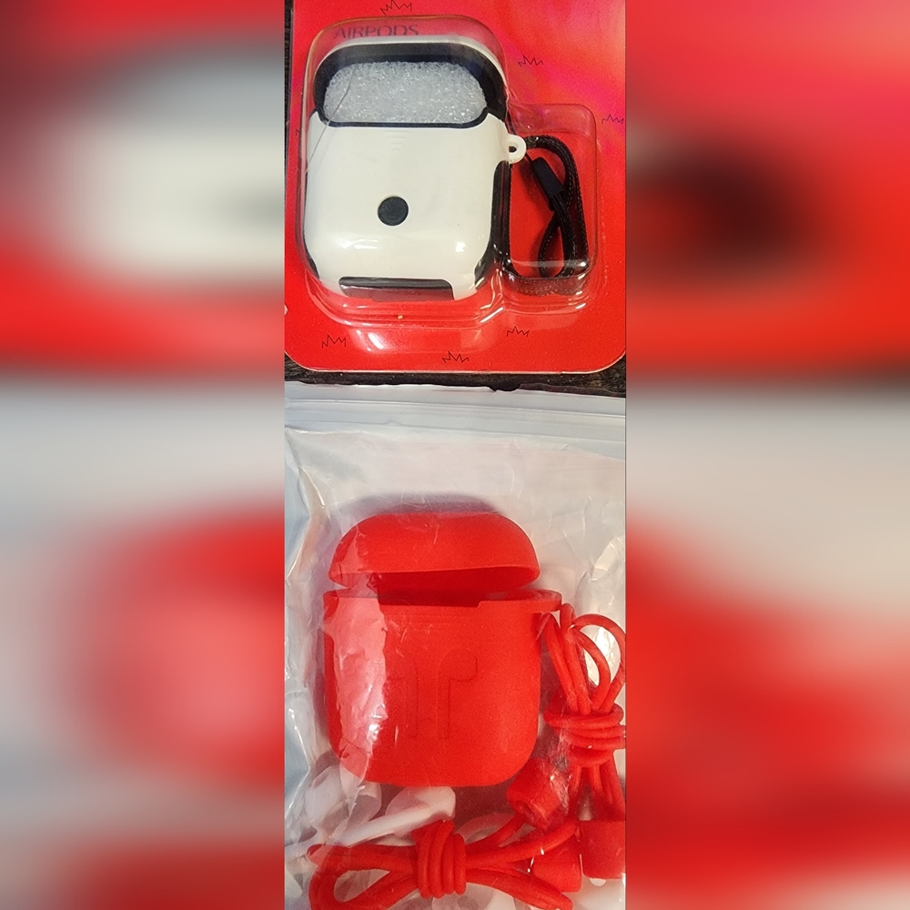 NEW NEVER USED 2 air pod cases